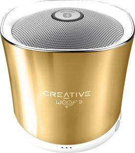 CREATIVE WOOF3 MICRO-SIZED BLUETOOTH MP3/FLAC SPEAKER AUTUMN GOLD