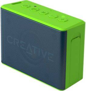 CREATIVE MUVO 2C PALM-SIZED WATER-RESISTANT BLUETOOTH SPEAKER WITH BUILT-IN MP3 PLAYER GREEN