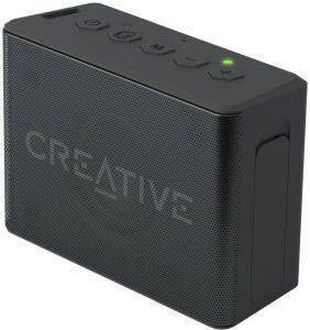 CREATIVE MUVO 2C PALM-SIZED WATER-RESISTANT BLUETOOTH SPEAKER WITH BUILT-IN MP3 PLAYER BLACK