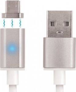 FOREVER MAGNETIC MICRO USB CABLE WHITE