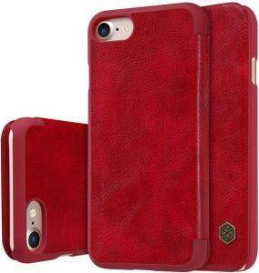 NILLKIN QIN LEATHER FLIP CASE FOR APPLE IPHONE 7 -RED