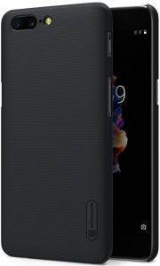 NILLKIN SUPER FROSTED SHIELD BACK COVER CASE FOR ONE PLUS 5/A5000 BLACK