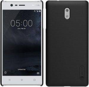 NILLKIN SUPER FROSTED SHIELD BACK COVER CASE FOR NOKIA 3 BLACK