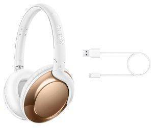 PHILIPS SHB4805RG/00 FLITE WIRELESS OVER-EAR BLUETOOTH HEADSET GOLD