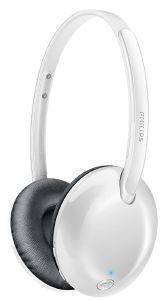 PHILIPS SHB4405WT/00 FLITE WIRELESS ON-EAR BLUETOOTH HEADSET WHITE