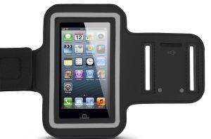 ESPERANZA EMA122K-L UNIVERSAL SPORT PLASTIC ARMBAND CASE FOR SMARTPHONES LARGE BLACK