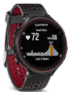 GARMIN FORERUNNER 235 HRM BLACK/MARSALA RED