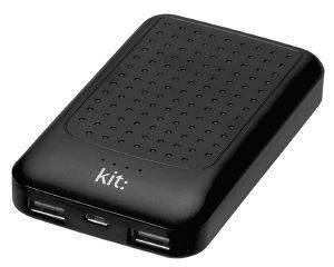 UNIVERSAL POWERBANK KIT DUAL USB 6000MAH BLACK UNIVERSAL POWERBANK KIT DUAL USB 6000MAH BLACK