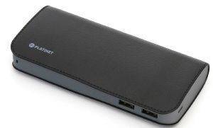 PLATINET PMPB15LB LEATHER POWERBANK 15000MAH BLACK
