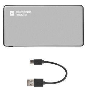 EXTREME MEDIA NPB-1154 LIGHTNING POWERBANK 10000MAH GREY