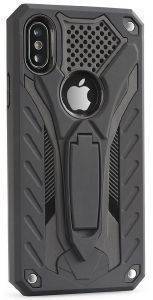FORCELL PHANTOM BACK COVER CASE STAND FOR APPLE IPHONE XR ( 6,1 ) BLACK