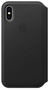 APPLE MRWW2 IPHONE XS LEATHER FOLIO BOOK CASE BLACK