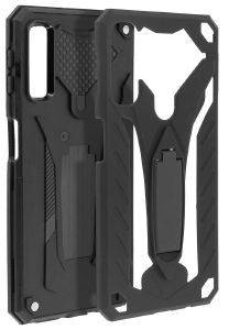 FORCELL PHANTOM BACK COVER CASE STAND FOR SAMSUNG GALAXY A7 2018 BLACK FORCELL PHANTOM BACK COVER CASE STAND FOR SAMSUNG GALAXY A7 2018 BLACK