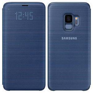 SAMSUNG LEATHER LED VIEW COVER EF-NG965PL FOR GALAXY S9 + BLUE