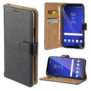 4SMARTS PREMIUM LEATHER WALLET CASE URBAN FOR SAMSUNG GALAXY S9 BLACK