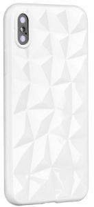 FORCELL PRISM SILICONE BACK COVER CASE FOR SAMSUNG GALAXY A7 2018 ( A750 ) TRANSPARENT