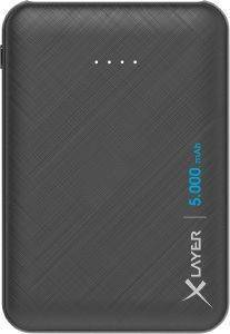 XLAYER POWERBANK MICRO 5000MAH BLACK