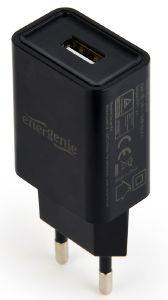 ENERGENIE EG-UC2A-03 UNIVERSAL USB CHARGER 2.1A BLACK