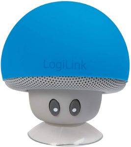 LOGILINK SP0054BL MOBILE BLUETOOTH SPEAKER MUSHROOM DESIGN BLUE