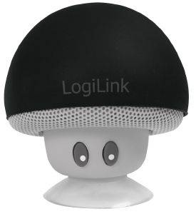 LOGILINK SP0054BK MOBILE BLUETOOTH SPEAKER MUSHROOM DESIGN BLACK