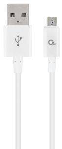 CABLEXPERT CC-USB2P-AMMBM-2M-W MICRO-USB CHARGING AND DATA CABLE 2M WHITE