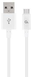 CABLEXPERT CC-USB2P-AMCM-1M-W TYPE-C CHARGING AND DATA CABLE 1M WHITE CABLEXPERT CC-USB2P-AMCM-1M-W TYPE-C CHARGING AND DATA CABLE 1M WHITE