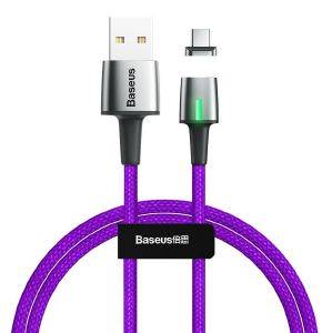 BASEUS ZINC MAGNETIC CABLE USB FOR TYPE-C 3A 1M PURPLE