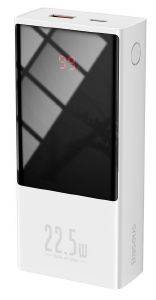 BASEUS SUPER MINI DIGITAL DISPLAY POWER BANK 20000MAH 22.5W WHITE
