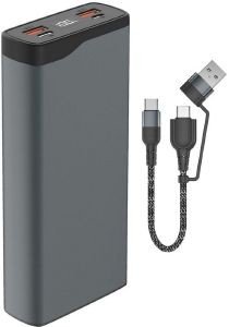 4SMARTS POWER BANK VOLTHUB PRO 20000MAH 22.5W WITH QUICK CHARGE PD GUNMETAL 4SMARTS POWER BANK VOLTHUB PRO 20000MAH 22.5W WITH QUICK CHARGE PD GUNMETAL