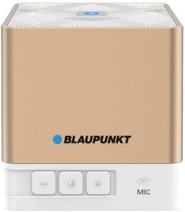 BLAUPUNKT BT02GOLD PORTABLE BLUETOOTH SPEAKER WITH FM RADIO AND MP3 PLAYER