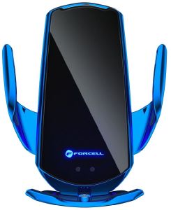 FORCELL HS1 15W CAR HOLDER WIRELESS CHARGING AUTOMATIC BLUE FORCELL HS1 15W CAR HOLDER WIRELESS CHARGING AUTOMATIC BLUE
