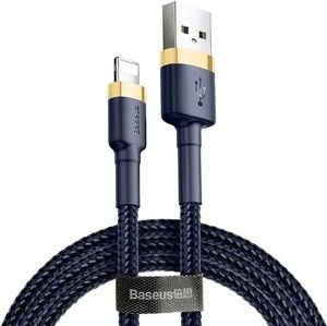 BASEUS CAFULE CABLE USB FOR LIGHTNING 1.5A 2M GOLD/BLUE