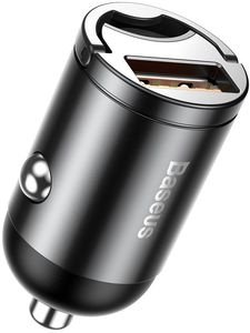 BASEUS CAR CHARGER TINY STAR MINI QC 3.0 1XUSB 30W GREY BASEUS CAR CHARGER TINY STAR MINI QC 3.0 1XUSB 30W GREY