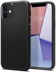 SPIGEN LIQUID AIR BACK COVER CASE FOR IPHONE 12 MINI MATTE BLACK SPIGEN LIQUID AIR BACK COVER CASE FOR IPHONE 12 MINI MATTE BLACK