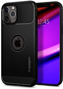 SPIGEN RUGGED ARMOR BACK COVER CASE FOR IPHONE 12 / 12 PRO MATTE BLACK SPIGEN RUGGED ARMOR BACK COVER CASE FOR IPHONE 12 / 12 PRO MATTE BLACK