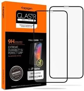SPIGEN TEMPERED GLASS FC 2 PACK BLACK FOR IPHONE 11 PRO/XS/X