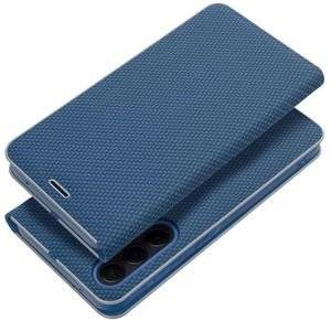 FORCELL LUNA CARBON FLIP CASE FOR SAMSUNG GALAXY A10 BLUE