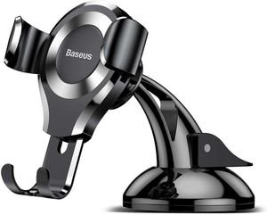 BASEUS CAR MOUNT OSCULUM GRAVITY BLACK/SILVER BASEUS CAR MOUNT OSCULUM GRAVITY BLACK/SILVER