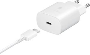 SAMSUNG TRAVEL CHARGER EP-TA800XW 25WATT USB TYPE-C 1M WHITE