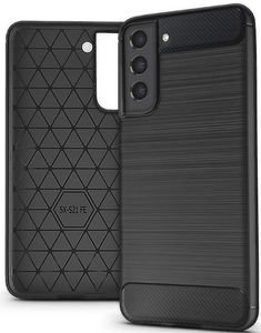 FORCELL CARBON CASE FOR SAMSUNG GALAXY S21 FE BLACK FORCELL CARBON CASE FOR SAMSUNG GALAXY S21 FE BLACK