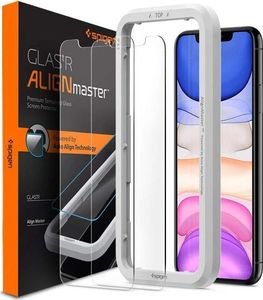 SPIGEN ALIGN GLAS.TR 2 PACK FOR IPHONE 11/XR SPIGEN ALIGN GLAS.TR 2 PACK FOR IPHONE 11/XR