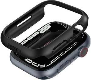 SPIGEN THIN FIT BLACK FOR APPLE WATCH 7 45MM