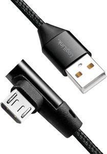 LOGILINK CU0142 USB 2.0 TO MICRO-USB (90° ANGLED) MALE 1M LOGILINK CU0142 USB 2.0 TO MICRO-USB (90° ANGLED) MALE 1M