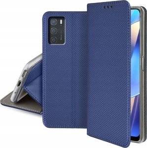SMART MAGNET CASE FOR OPPO A16 / A16S / A54S NAVY BLUE