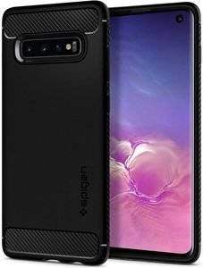 SPIGEN RUGGED ARMOR BACK COVER CASE FOR SAMSUNG GALAXY S10 MATTE BLACK