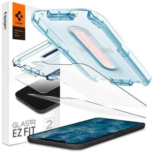 SPIGEN TEMPERED GLAS.TR EZ FIT FOR IPHONE 12 PRO MAX BLACK FRAME 2 PCS