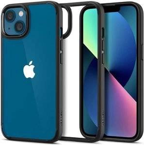 SPIGEN ULTRA HYBRID FOR IPHONE 13 MATTE BLACK