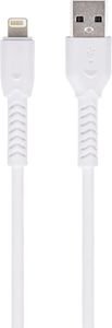 MAXLIFE MXUC-04 CABLE USB - LIGHTNING 1,0 M 3A WHITE MAXLIFE MXUC-04 CABLE USB - LIGHTNING 1,0 M 3A WHITE