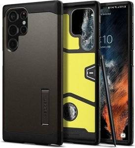 SPIGEN TOUGH ARMOR GUNMETAL FOR GALAXY S22 ULTRA