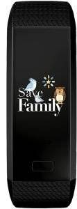 SAVEFAMILY KIDS BAND SMARTWATCH BLACK